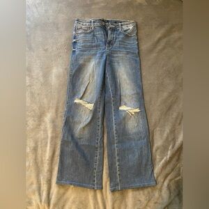 Judy Blue Boyfriend Jeans Distressed Blue Relaxed Fit